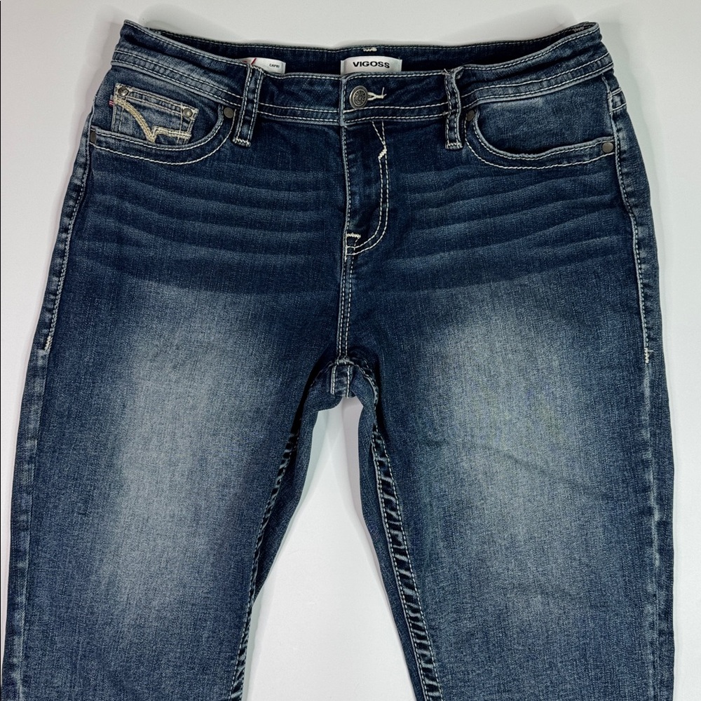 Vigoss Denim Capri Pants Size 16 - Picture 2 of 12